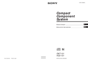 Sony HCD-101 Manual De Instrucciones