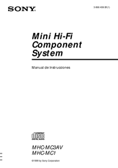 Sony MHC-MC1 Manual De Instrucciones