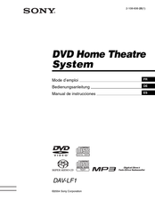 Sony DAV-LF1 Manual De Instrucciones