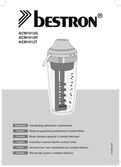 Bestron ACM1012R Manual Del Usuario