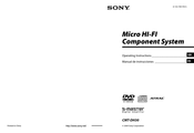 Sony CMT-DH30 Manual De Instrucciones