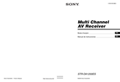 Sony STR-DA1200ES Manual De Instrucciones