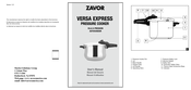 Zavor VERSA EXPRESS Manual Del Usuario