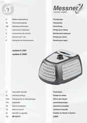 Messner system-X 2500 Instrucciones De Servicio