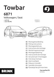 Brink Towbar 6871 Instrucciones De Montaje