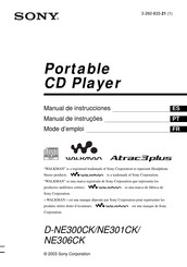 Sony Walkman D-NE301CK Manual De Instrucciones