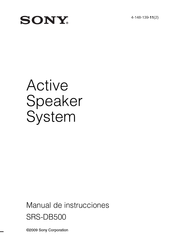 Sony SRS-DB500 Manual De Instrucciones