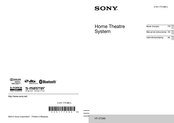 Sony HT-CT260 Manual De Instrucciones