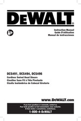 DeWalt DCS496 Manual De Instrucciones