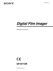 Sony UP-D71XR Manual De Instrucciones