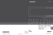 Sony DAV-LF1H Manual De Instrucciones