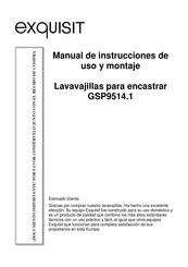 Exquisit GSP9514.1 Manual De Instrucciones De Uso Y Montaje