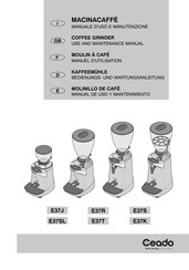 Ceado E37J Manual De Uso Y Mantenimiento