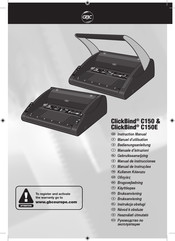 GBC ClickBind C150E Manual De Instrucciones