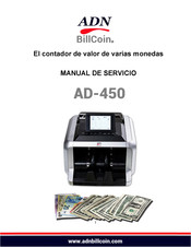 ADN BillCoin AD-450 Manual De Servicio