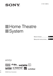 Sony HT-FS1 Manual De Instrucciones