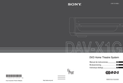 Sony DAV-X1G Manual De Instrucciones