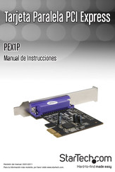 StarTech PEX1P Manual De Instrucciones