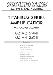 Ground Zero TITANIUM Serie Manual Del Usuario