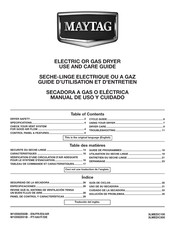 Maytag 3LMEDC100 Manual De Uso Y Cuidado