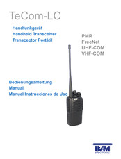 Team Electronic TeCom-LC UHF-COM Manual Instrucciones De Uso