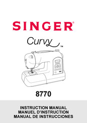 Singer Curvy 8770 Manual De Instrucciones