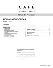 Cafe CEB515 Manual Del Propietário