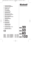 EINHELL HM 122 Manual De Instrucciones