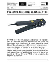 Habasit PT-55 Instrucciones De Funcionamiento