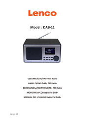 Lenco DAB-11 Manual Del Usuario
