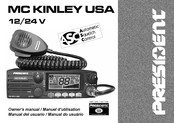 PRESIDENT MC KINLEY USA 12/24 V Manual Del Usuario