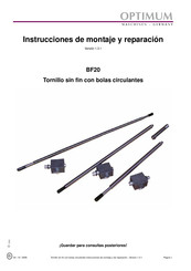 Optimum BF20 Instrucciones De Montaje