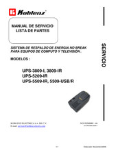 Koblenz UPS-5209-IR Manual De Servicio