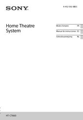 Sony HT-CT660 Manual De Instrucciones