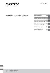 Sony MHC-EC719iP Manual De Instrucciones