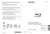 Sony BDV-F700 Manual De Instrucciones