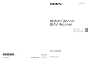 Sony STR-DA6400ES Manual De Instrucciones