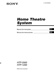 Sony HTP-2000 Manual De Instrucciones