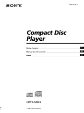 Sony CDP-CA80ES Manual De Instrucciones