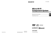 Sony CMT-DH5BT Manual De Instrucciones