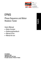 Meterman EPM3 Manual De Uso