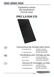 REMEHA PRO 2,5/SUN 270 Instrucciones De Montaje