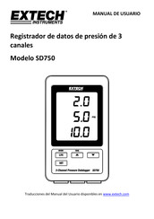 Extech Instruments SD750 Manual De Usuario