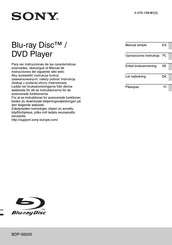 Sony BDP-S6200 Manual De Instrucciones