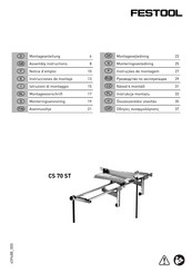 Festool CS 70 ST Instrucciones De Montaje