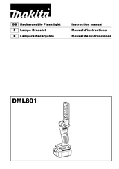 Makita DML801 Manual De Instrucciones