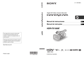 Sony Handycam HDR-FX1000E Manual De Instrucciones