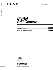 Sony DSC-D700 Guía De Instrucciones