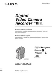 Sony Handycam DCR-PC2E Manual De Instrucciones