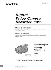 Sony Handycam DCR-TRV6E Manual De Instrucciones